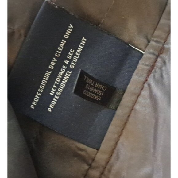 Mens Tommy Hilfiger Wool Blend Coat Charcoal Gray 5 Pocket Career Hipster XL - Picture 7 of 9